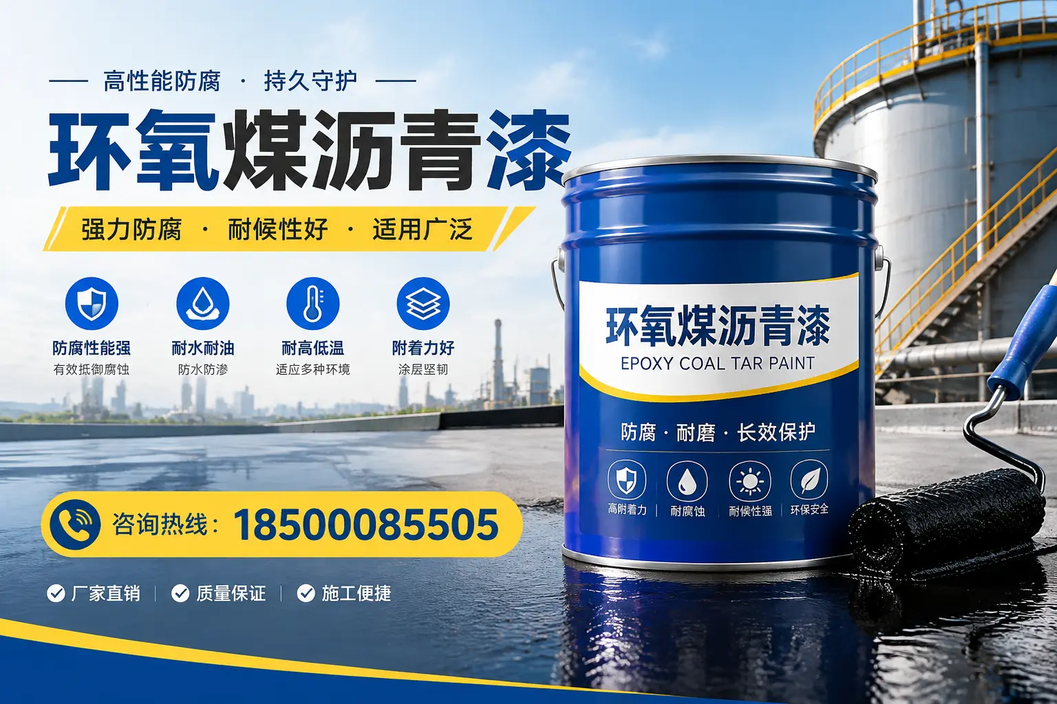 环氧煤沥青漆的储存与运输注意事项，无极企业须知